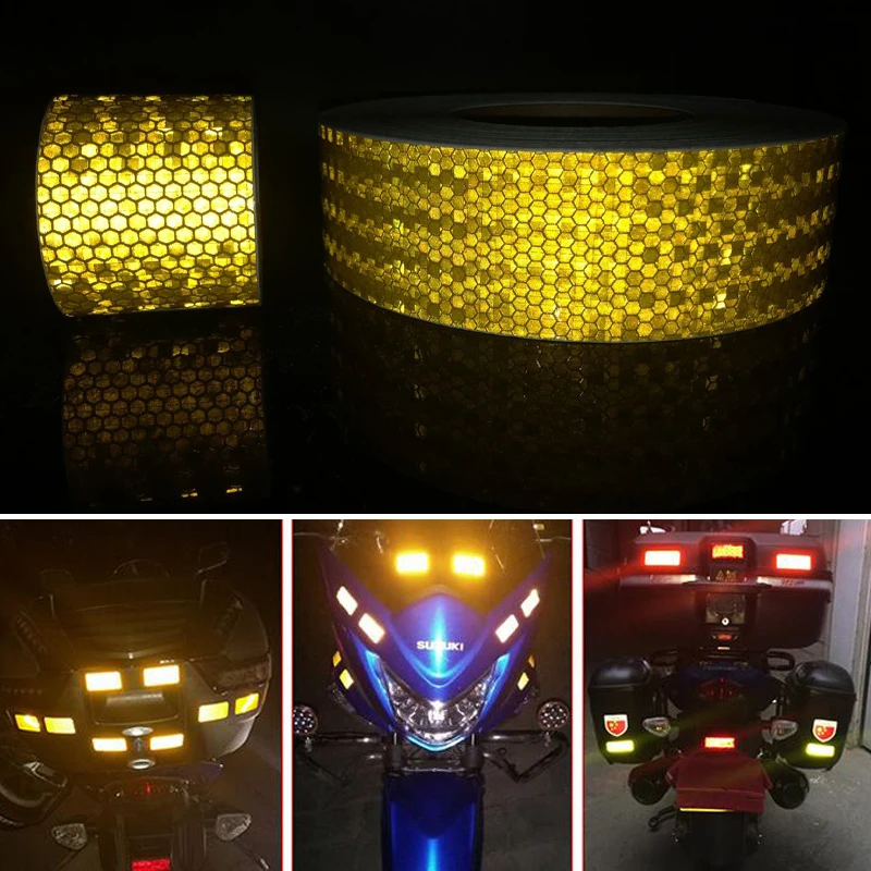 20 рулонов оптовая продажа светоотражающая клейкая лента для автомобиля быстрая