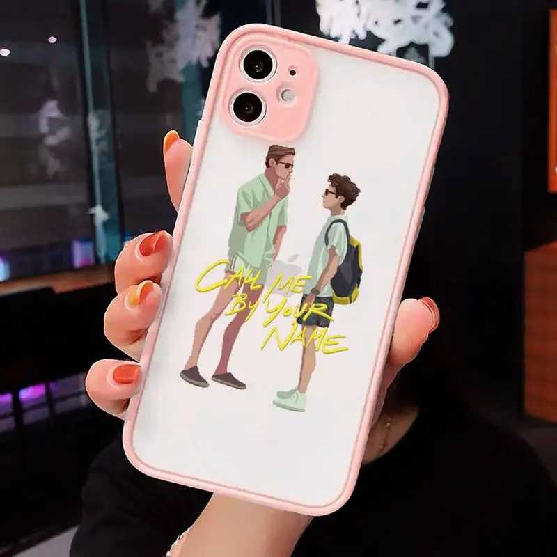 

Call Me by Your Name high quality Phone Cases matte transparent For iphone 7 8 11 12 plus mini x xs xr pro max cover