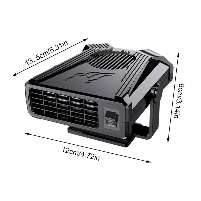 12V/24V 120W Car Heater Electric Heating Fan High Power Fast Portable For Defrosting Automobile Windscreen Keeping Warm Wind | Автомобили