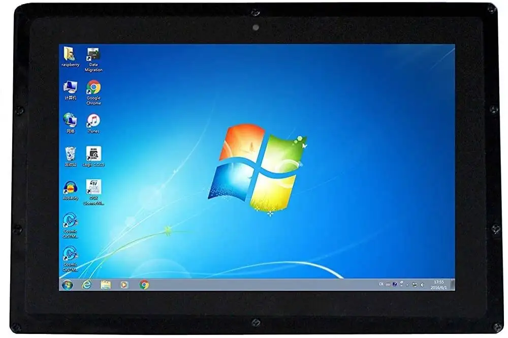 Online 10,1 Zoll Kapazitiven Touchscreen HDMI IPS LCD Monitor Display 1280x800 Für Raspberry Pi 3 B/2 B/B +/A +