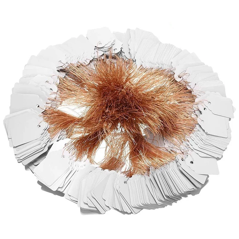 

1000 водонепроницаемые белые ярлыки для растений, пластиковые ярлыки для растений, пустые ярлыки для садовых бусин (x дюйма)