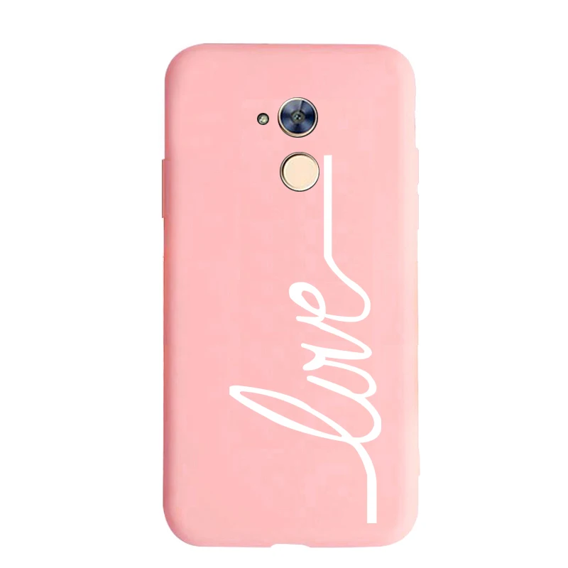 love 5 pink case Мягкий силиконовый чехол IZYEKY для huawei P30 P20 P10 Lite Plus P8 P9 Lite mate 10 mate 20 Lite P Smart Забавный чехол - Цвет: love 5 pink case