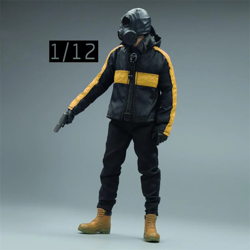 

In Stock For Sale Scale 1/12th Fashion Jacket Coat Hoodie For Usual 6 inch Doll Soldiers Collectable