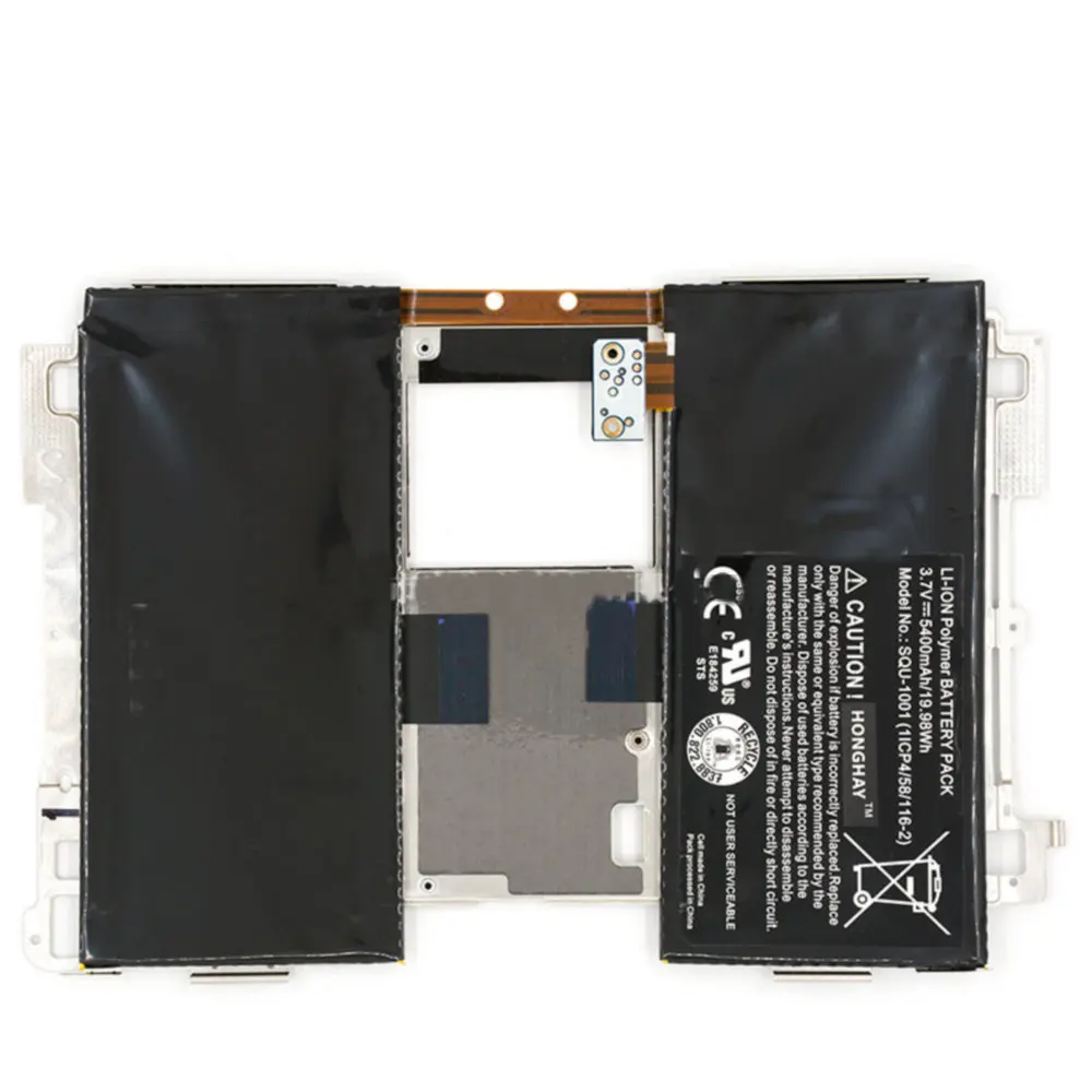 

Original 5400mah 19.98wh 3.7v 916TA014F battery for BlackBerry Playbook 32GB/64GB RU1 1ICP4/58/116-2 SQU-1001 batteries