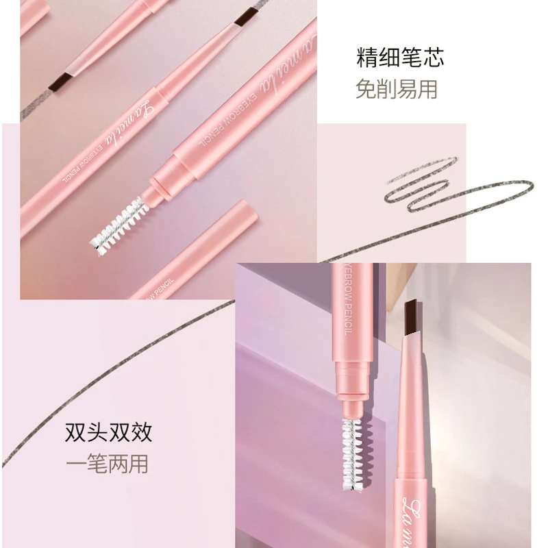 Усилитель для бровей Быстрый карандаш рисования с ножом водостойкая чернильная