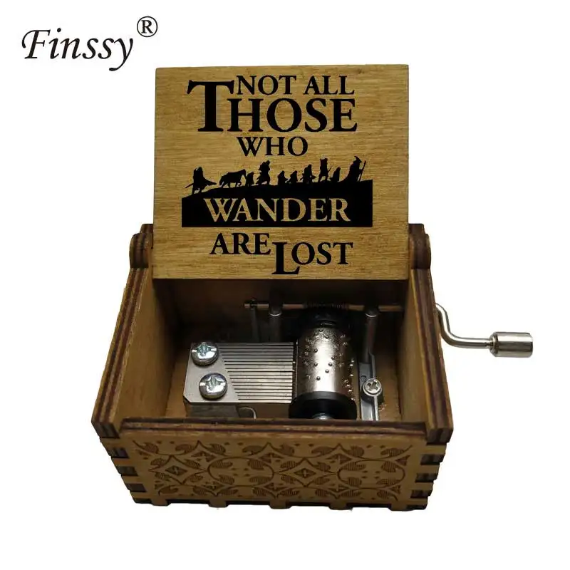 Музыкальная шкатулка Властелин темы для колец мужчин и женщин подарок стипендий