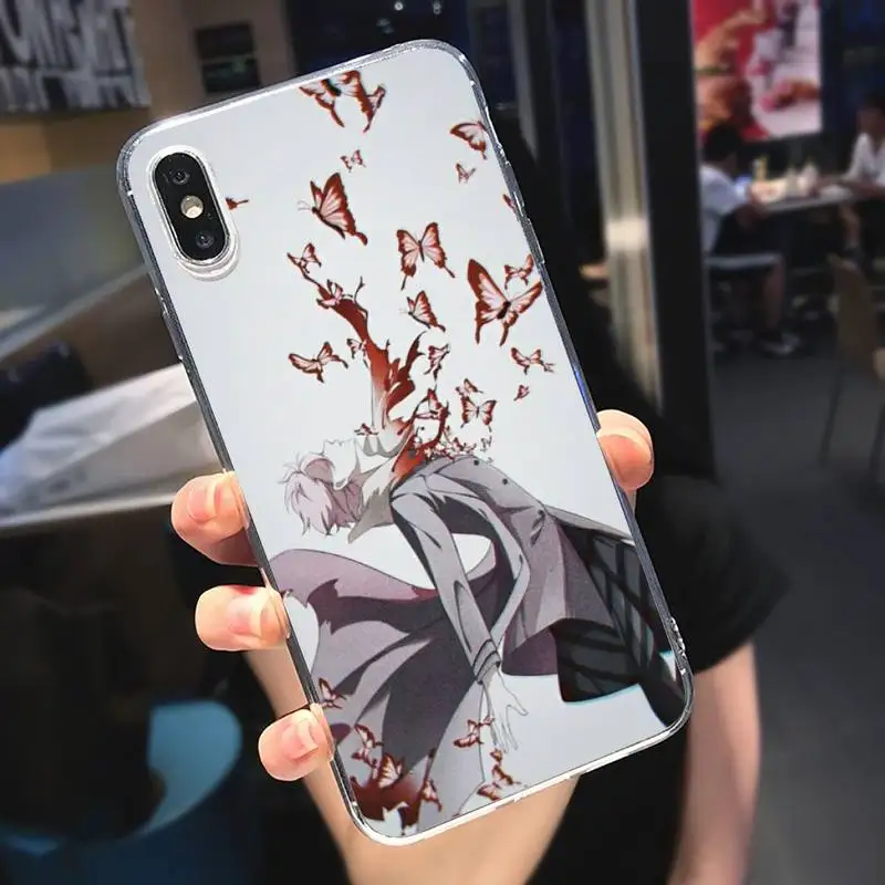 

Cartoon Id Invaded Japan anime Phone Case Transparent soft For iphone 5 5s 5c se 6 6s 7 8 11 12 plus mini x xs xr pro max
