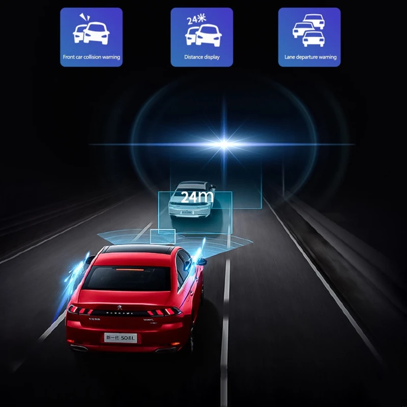 

NEW Single/Double Lens Car Night Vision USB 1080P Driving Recorder ADAS Dash Cam