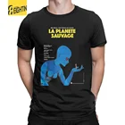 Повседневная футболка с фантастической планетой, мужские хлопковые футболки с вырезом лодочкой, футболки с коротким рукавом, идеи для подарка, топы
