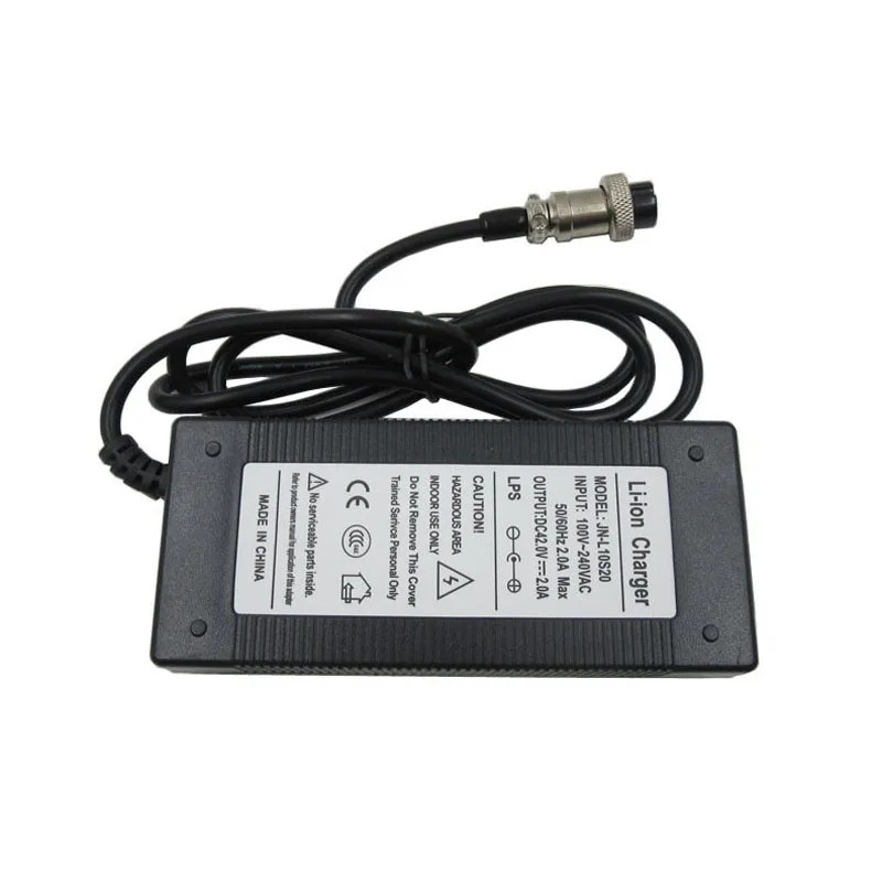 Зарядное устройство XLR3 для электрического велосипеда скутера 36 В 2 А 42 в 3