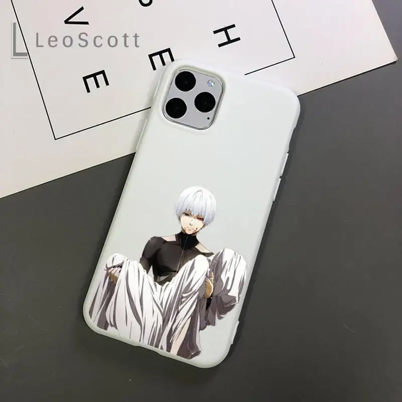 

Tokyo Ghouls Phone Case Candy Color for iPhone 11 12 mini pro XS MAX 8 7 6 6S Plus X 5S SE 2020 XR