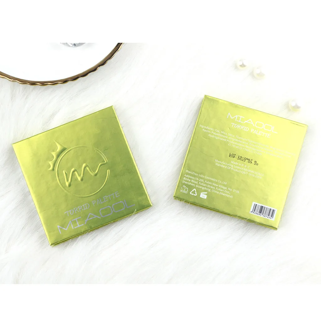 Красота глазурованная макияж тени для век палитра макияжа Кисти диск пустыня