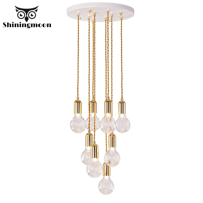 Современный светодиодный подвесной светильник французский роскошный