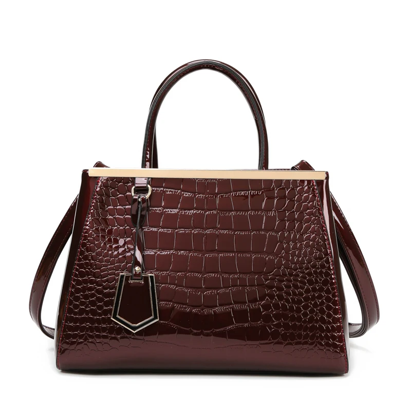 2020 женская сумка роскошная Высококачественная классическая с крокодиловым