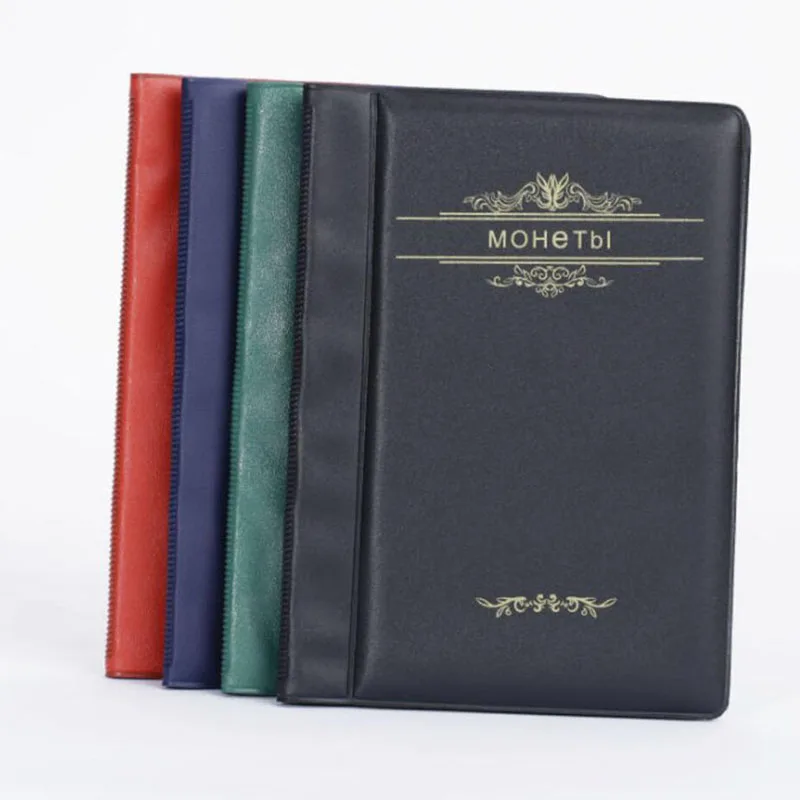 

Держатель для монет, 4 цвета, альбом для монет, портативный альбом, 120 листов, монета, Пенни, чехол для хранения денег