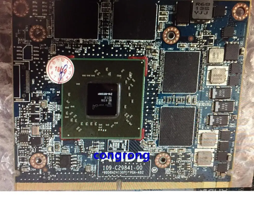 Видеокарта для ноутбука HP EliteBook 8560 Вт 8760 FirePro M5950 HD6770M HD6770 HD 6770M 216 0810001 DDR5 1G