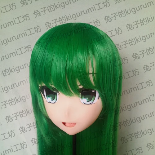 

(Rabbit 06) Handmade Female Resin Crossdress Pretty Girl Head Lolita Doll Mask Japanese Anime Cosplay Kigurumi Mask Crossdresser