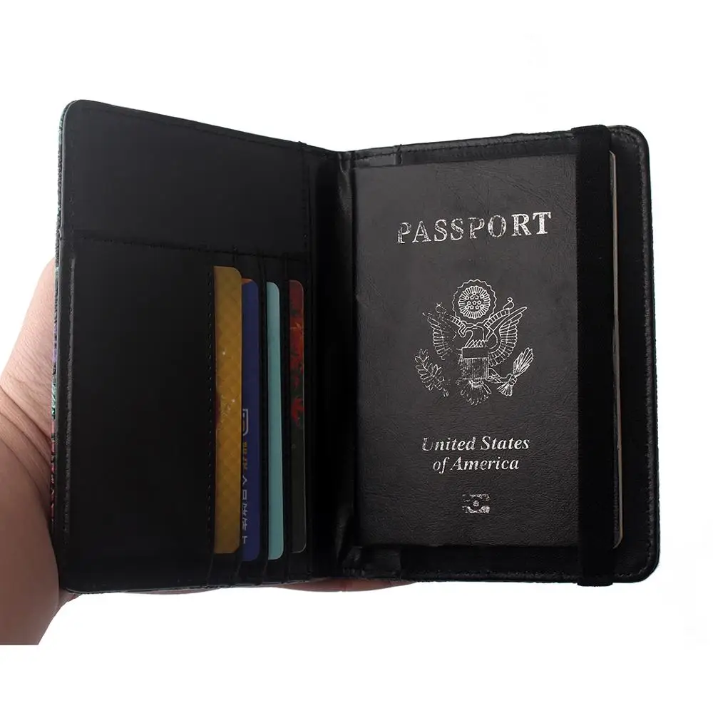 

Fashion New PU Leather Russia Passport Cover Case With Multiple Card Holders Travel Document Organizer Passport Wallet Holders