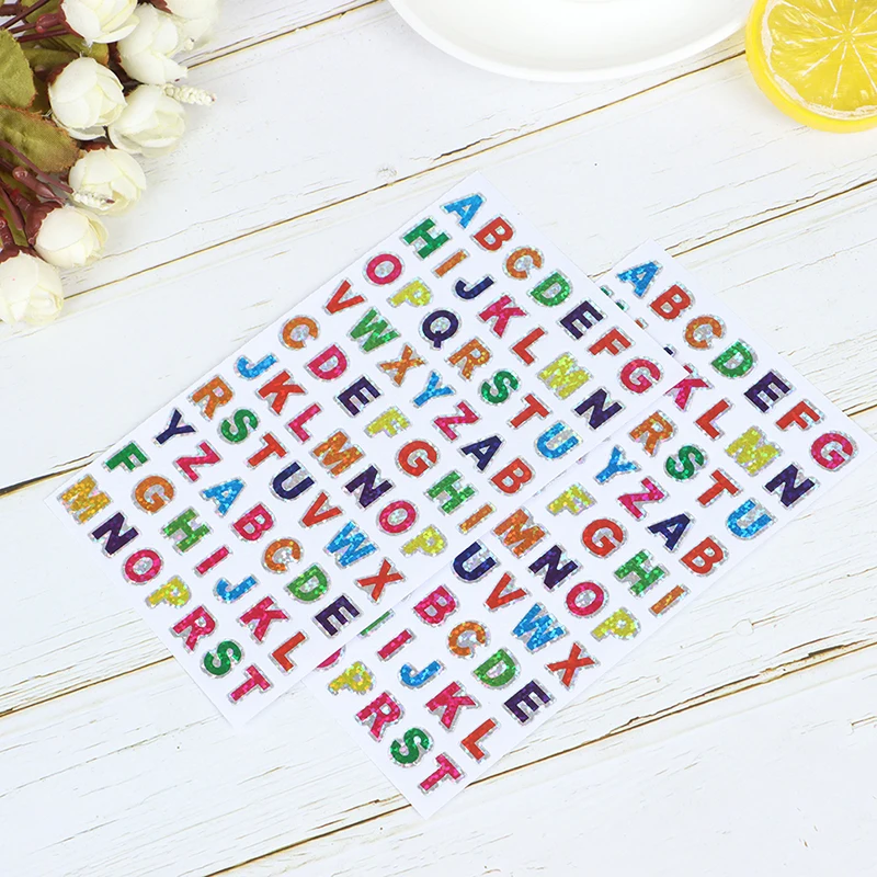 

Letter Sticker For Kids Boys Girls Learning DIY Toys Cartoon Scrapbook Stickers