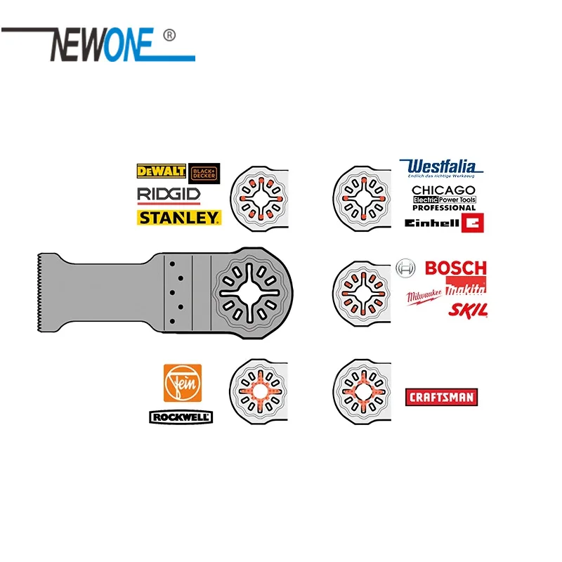 NEWONE 45mm Starlock HCS Standard Saw Blade E-cut Multi Pack Oscillating Tool Blades for Cutting Wood Drywall Plastics | Инструменты