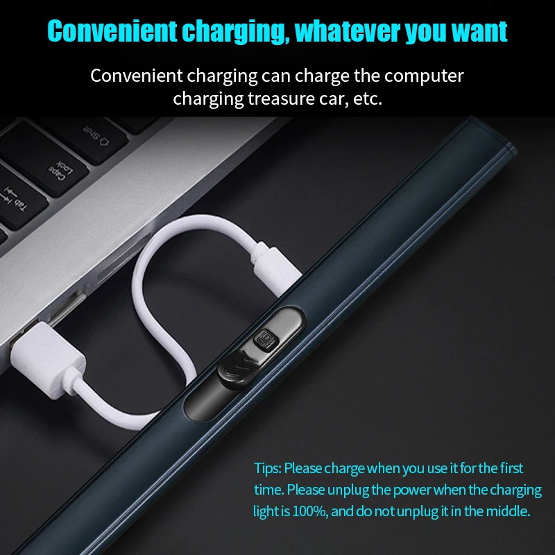 Портативная дуговая Зажигалка для барбекю USB ветрозащитная плазменная без огня