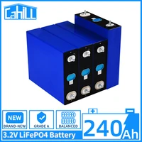 3 2v 240ah lifepo4 new rechargeable battery 16pcs diy 48v battery pack for electric car rv solar energy storage eu us tax free