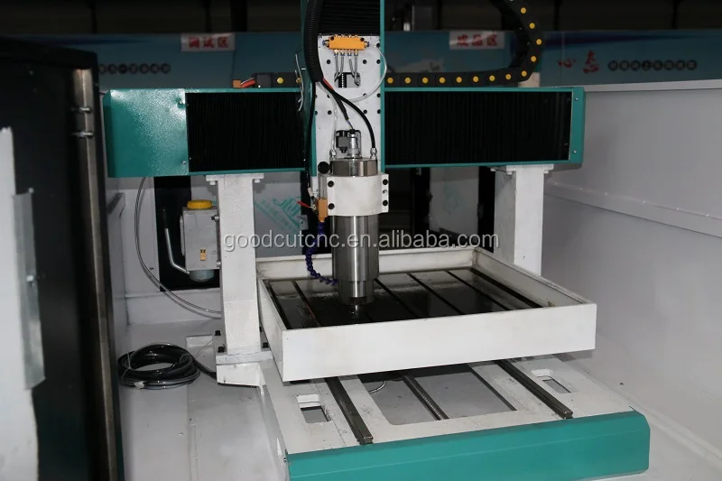 

Table moving cast iron semi-closed 4040 6060 metal cnc router machine for engraving brass and aluminum