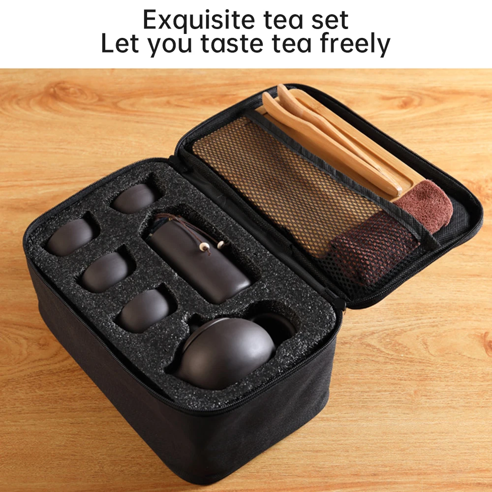 Чайная посуда Zisha сервис китайский чайный набор из фиолетовой глины инфузор