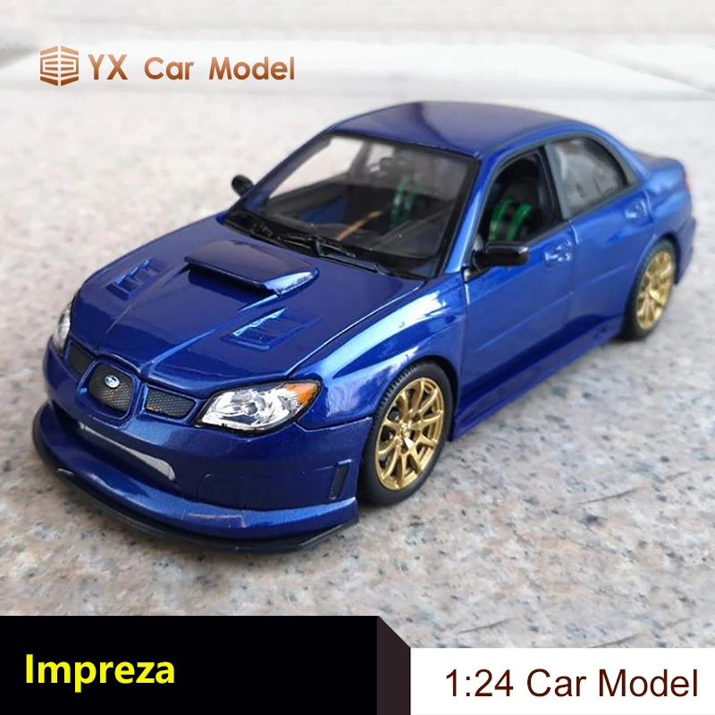 

welly 1:24 Subaru Impreza Impreza WRX STI sports car alloy car model birthday gift