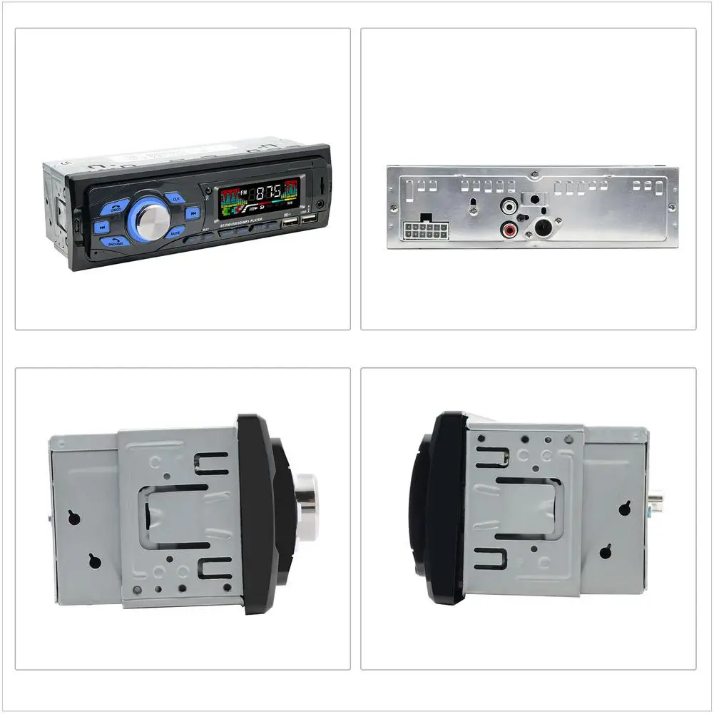 Автомобильный радиоприемник с стереовходом SD USB 12 В In-dash 1 Din рулевое колесо