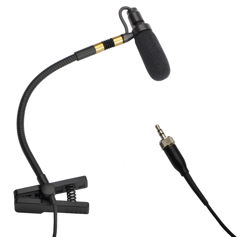 IM-20 3 Pin 4 Pin Mini XLR Plug 3,5 мм разъем музыкальный инструмент микрофон всенаправленного типа Sax микрофон - Цвет: 3.5mm with nut