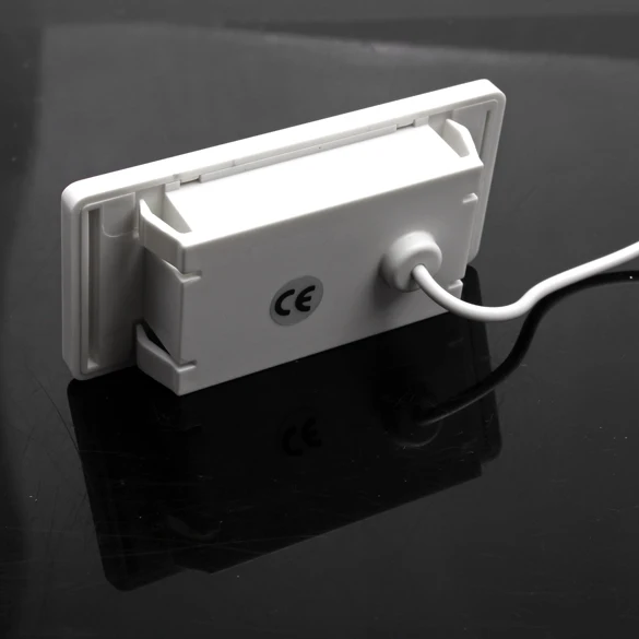 Портативный мини-цифровой ЖК-Датчик Термометра с кабелем 1 м на солнечной батарее