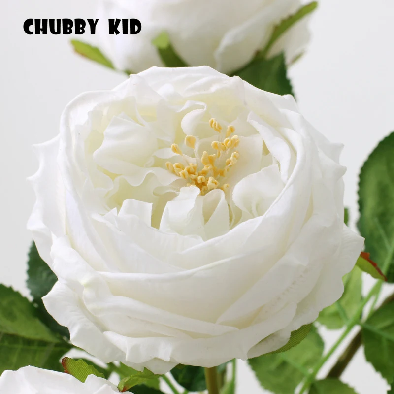 12 шт./лот! Фетровая увлажняющая Роза Остина искусственная свадебная декоративная