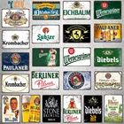 Пособия по немецкому языку пива Винтаж металлические пластины для стены бар стойка для домашних пабов и искусство Кухня Кофе Декор 30X20CM DU-9984B