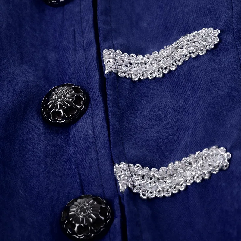 Brand Casual Long Sleeve Jackets Coats Victorian Men Velet Jacquard Steampunk Thick Fashion Windbreaker Overcoats | Мужская одежда