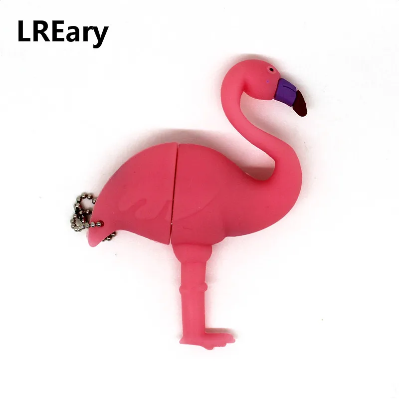 Flamingo Милый мультфильм Розовая пантера ручка привод Фламинго USB флэш-накопитель 4 ГБ 8 ГБ 16 ГБ 32 ГБ 64 ГБ U диск карта памяти Флешка детские подарки - Цвет: Flamingo