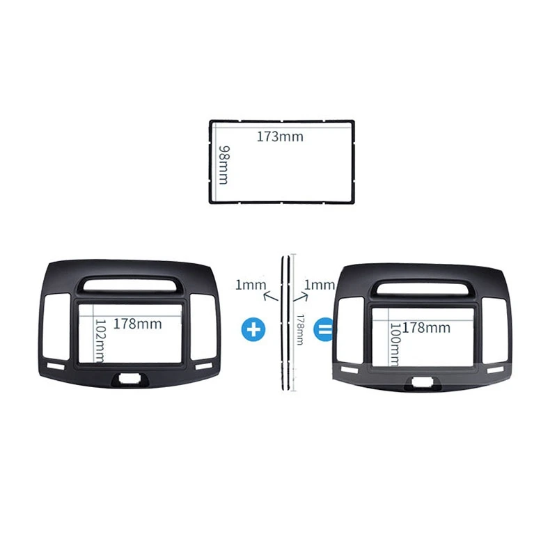 Автомобильный Радио фасции Facia DVD рама пластины панели стерео установка тире