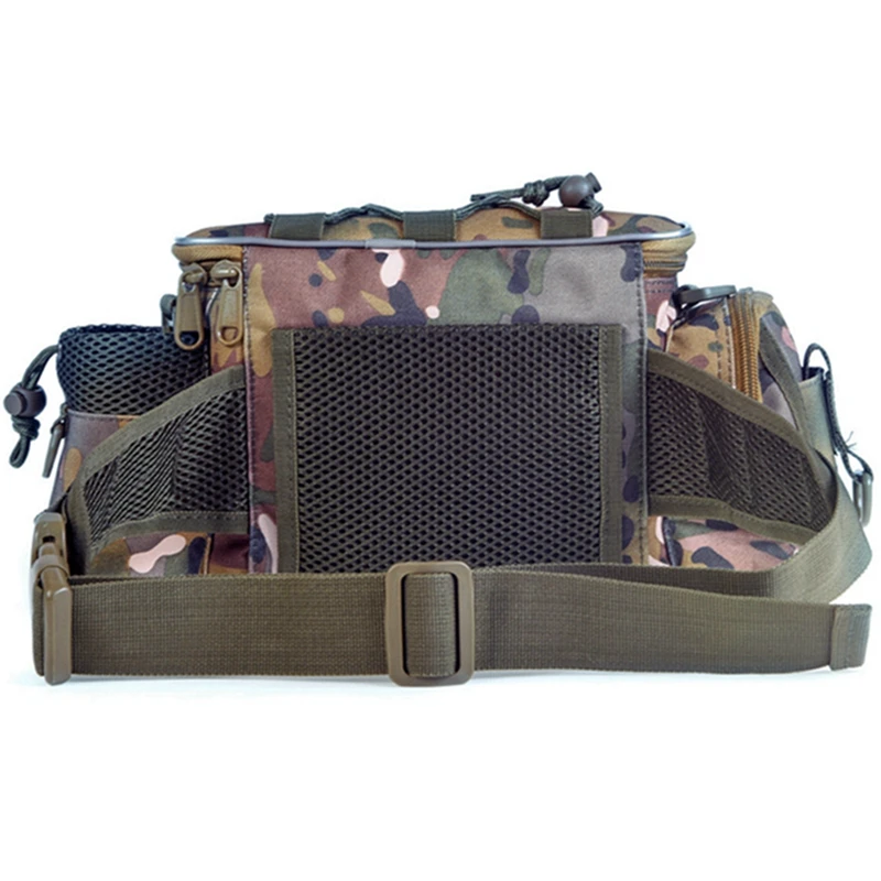 

Multifunctional Fishing Bag Outdoor Fish Lures Gear Storage Bag Single Crossbody Bags Waist Pack Portable Fishing Tackle Bag