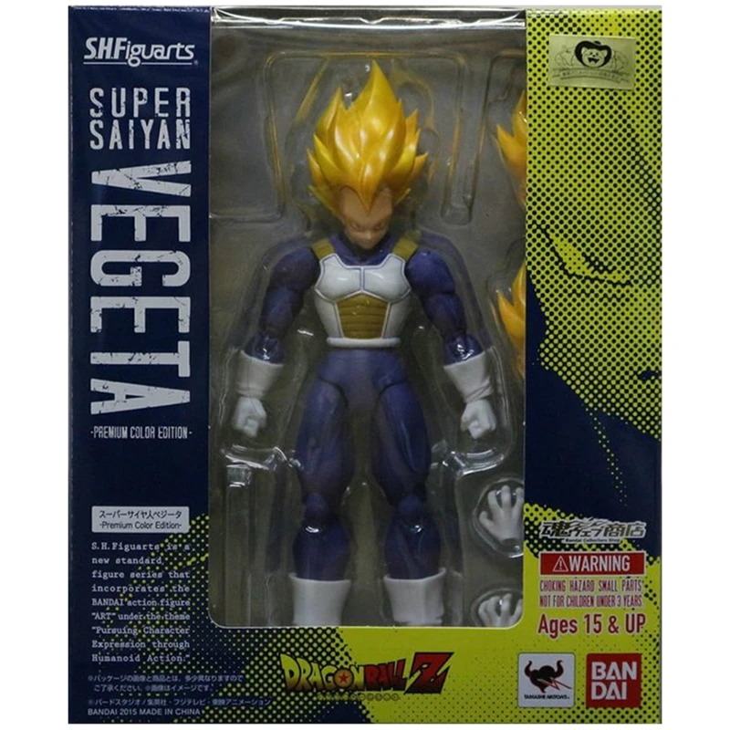

Genuine BANDAI S H F DRAGON BALL Super Saiya Fighting Nation Vegeta Action Figures Model PVC WORLD FIGURE COLOSSEUM Gift Toy