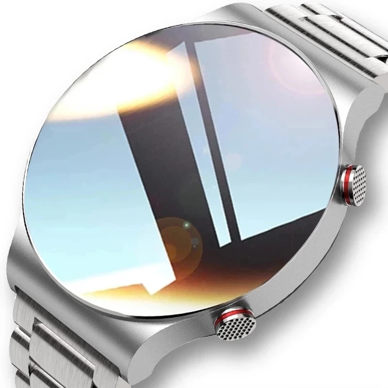 

Sport Smart Watch Men Full Touch Screen Bluetooth Call Heart Rate Monitoring Watch Men Stainless Steel Waterproof SmartWatch