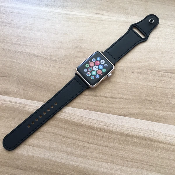 Высокое качество Натуральная кожа петля для apple watch ремешок 42 мм 38 наручных часов