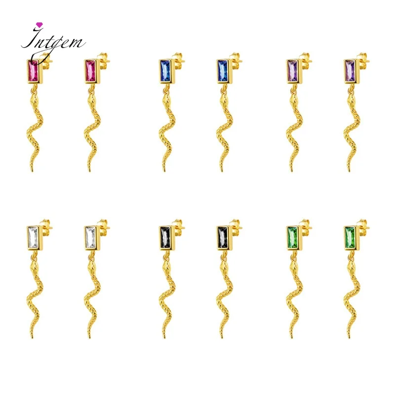 

925 Sterling Silver Earrings Bling Black Zircon Piercing Stud Earring For Woman Party Wedding Anniversary Gift Jewerly Wholesale