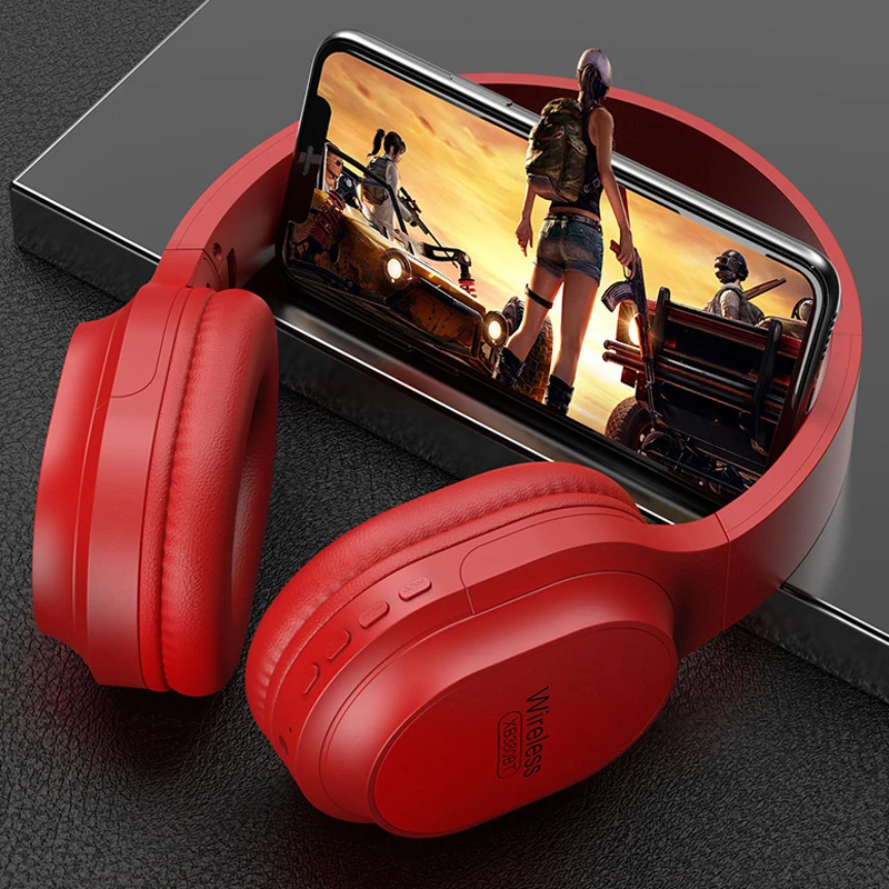 Беспроводные Bluetooth-наушники складная гарнитура с микрофоном стереонаушники 9D