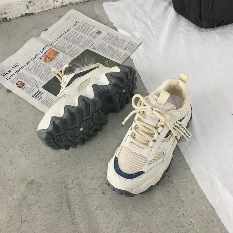 

Basket Femme Tennis Woman Sneakers with Platform Shoes Women Thick Bottom Sneaker Chunky Sneakers Women's Shoes Woman Fashion 40