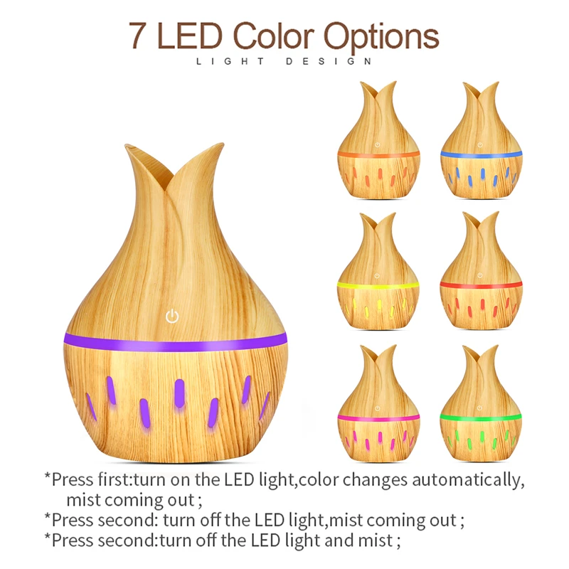 Лунный светильник USB Электрический увлажнитель воздуха Ароматический диффузор