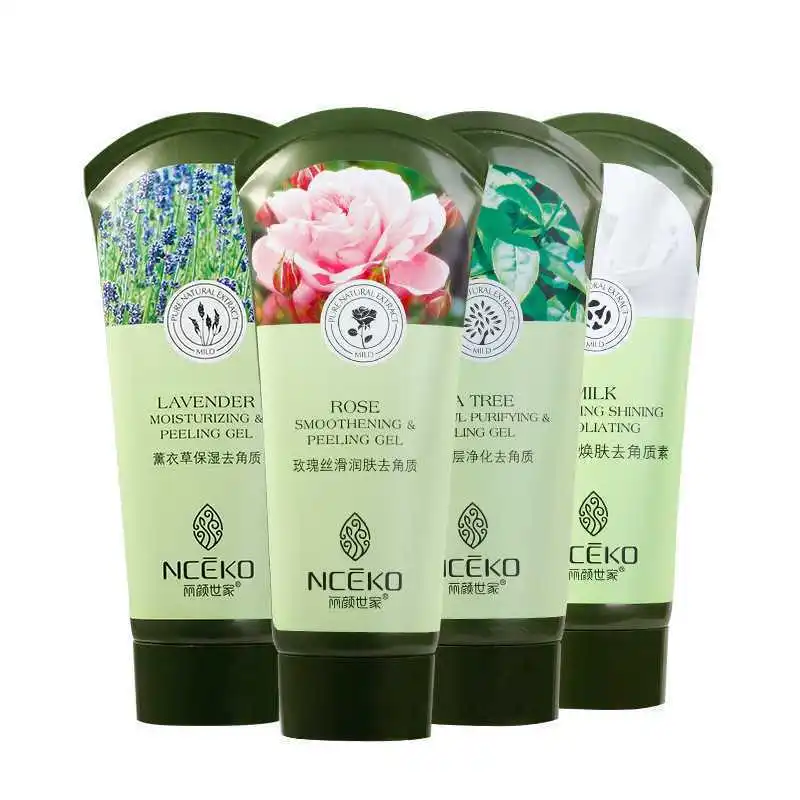 

Scrub Exfoliating Milk Lavender Rose Tea Tree Purifying Skin