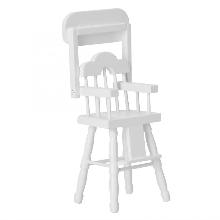 1:12 Кукольный домик детское сиденье обеденный стол кормление высокий стул