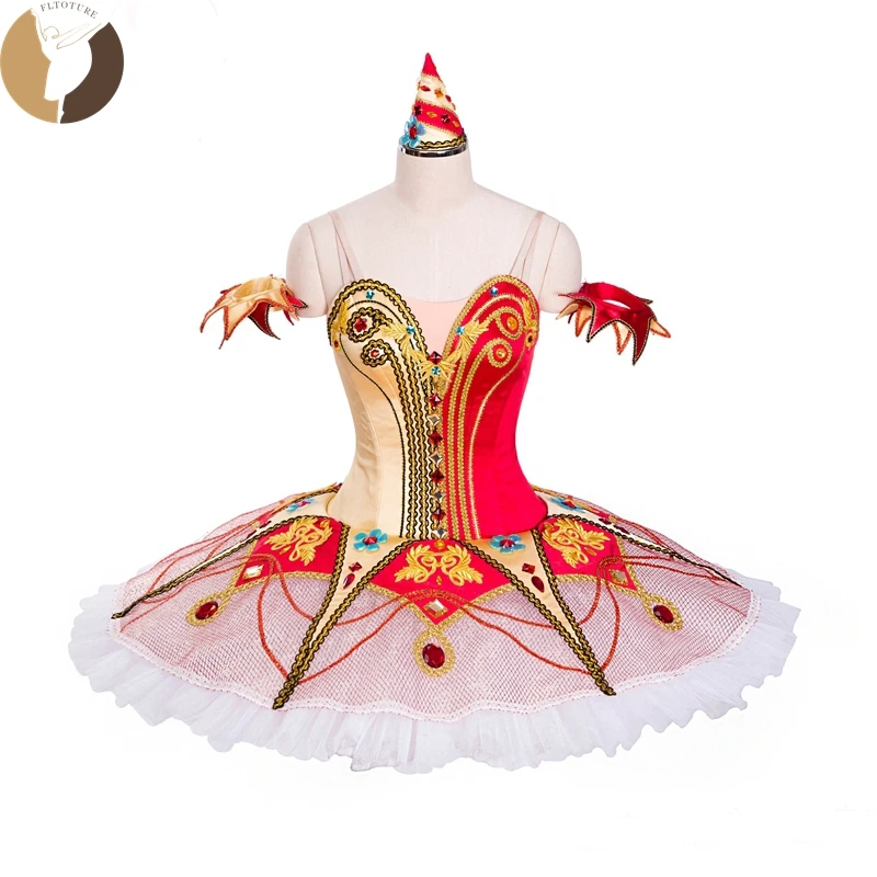 FLTOTURE красно золотые гайкеры вариации костюмы для взрослых профессиональная