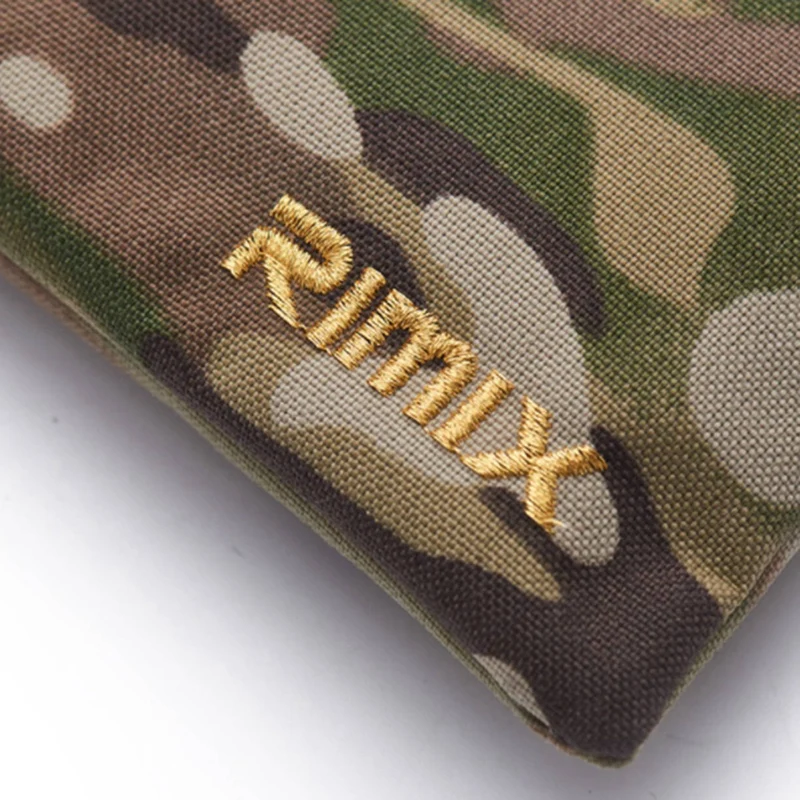 

Hot kf-RIMIX 2 Pcs Waist Bag Card Pockets Camouflage Outdoor Sport Nylon Outdoor Long Bag Green