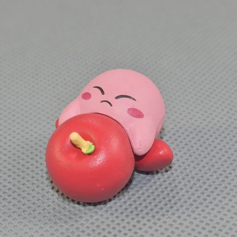 Кавайная звезда шеф-повар Кирби с ложкой яблоко милые фигурки куклы декоративные